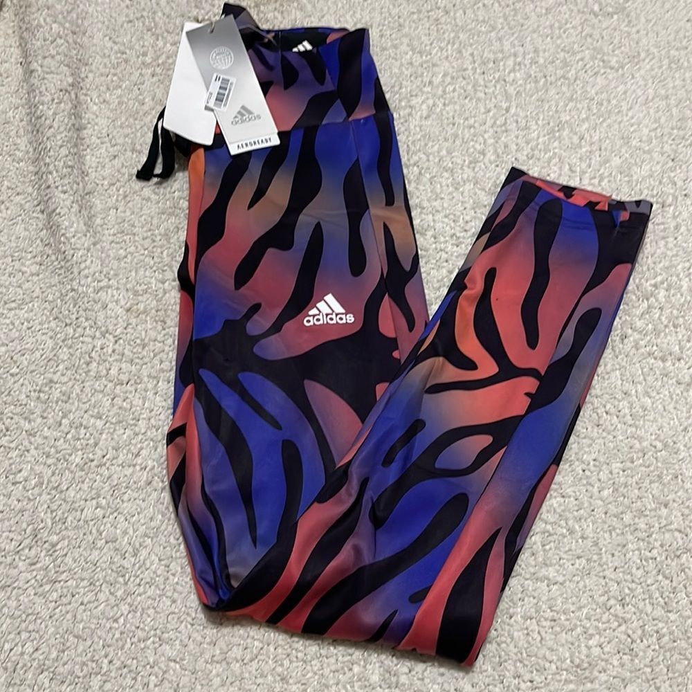 NWT- Adidas- XS. 7/8 length high rise legging